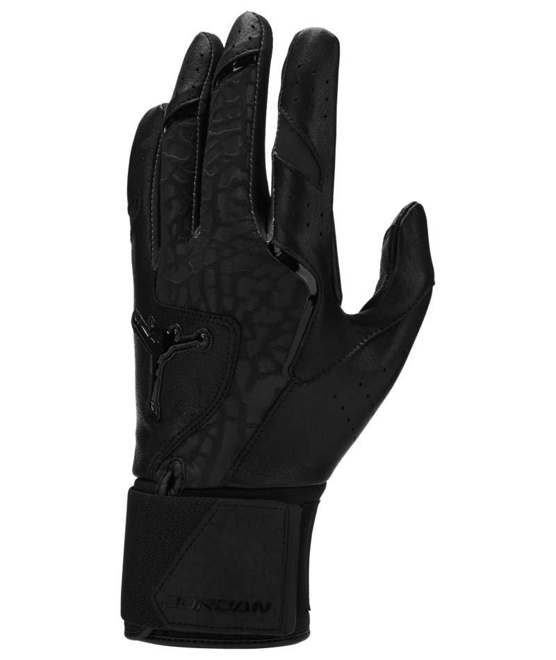Jordan Legend Long-Cuff Batting Gloves - Black - BLACK